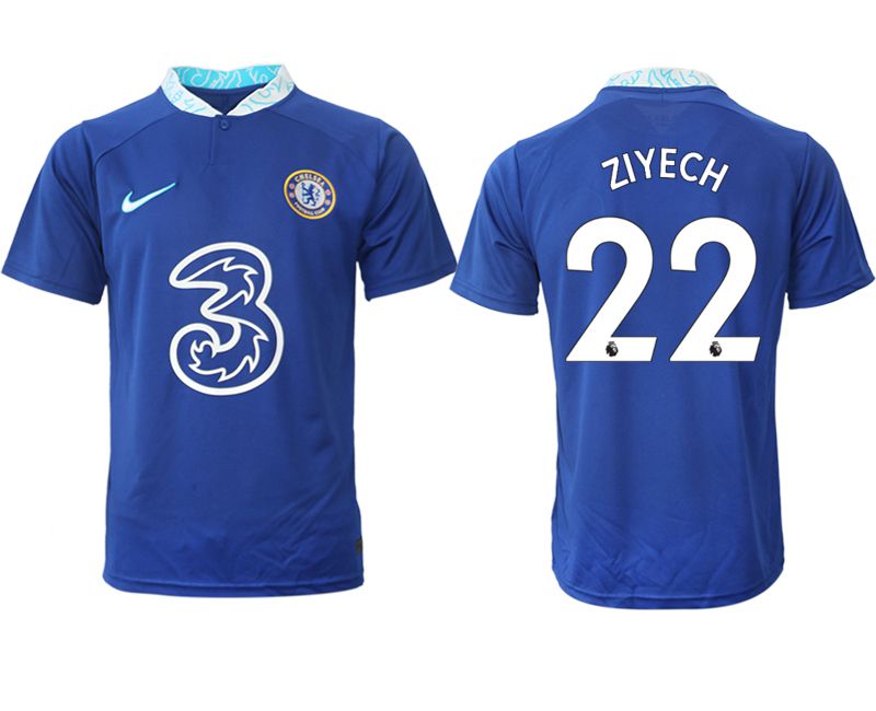 Men 2022-2023 Club Chelsea FC home aaa version blue #22 Soccer Jersey